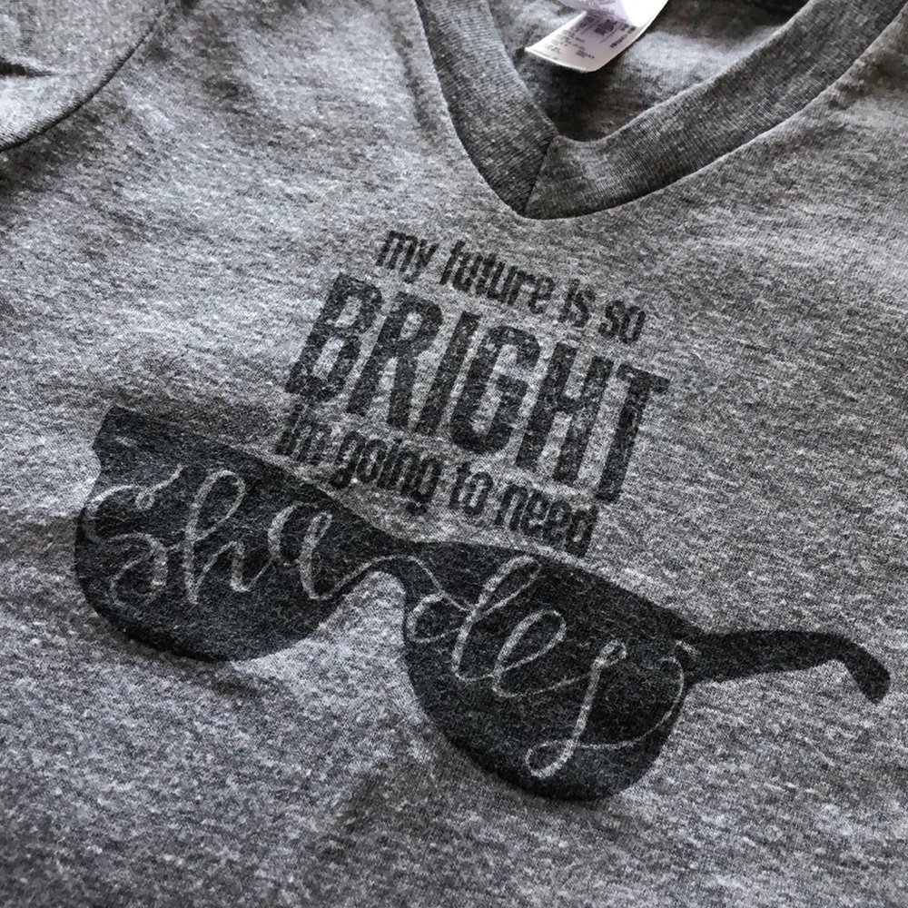 My Future Is So Bright tee sz 2 - Picture 2 of 2